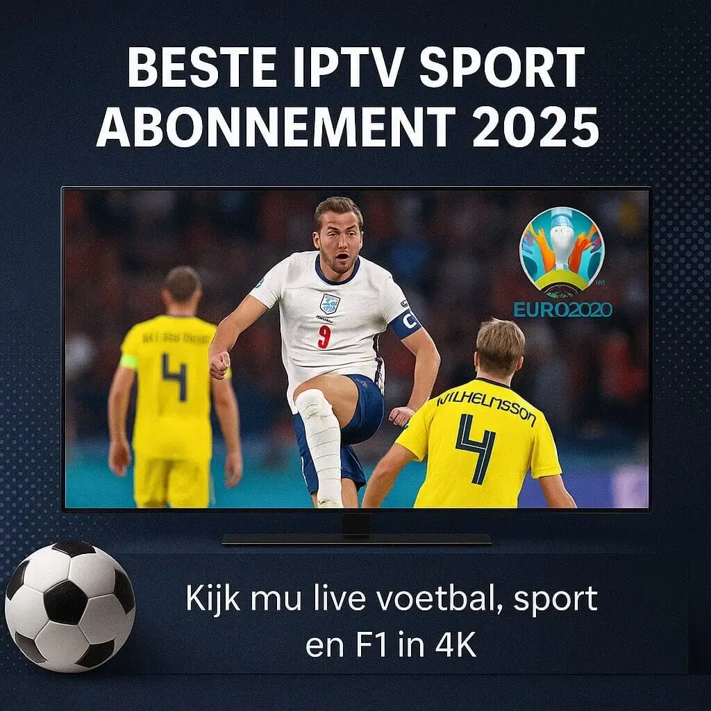 IPTV sportabonnement voor voetbal en F1 2025