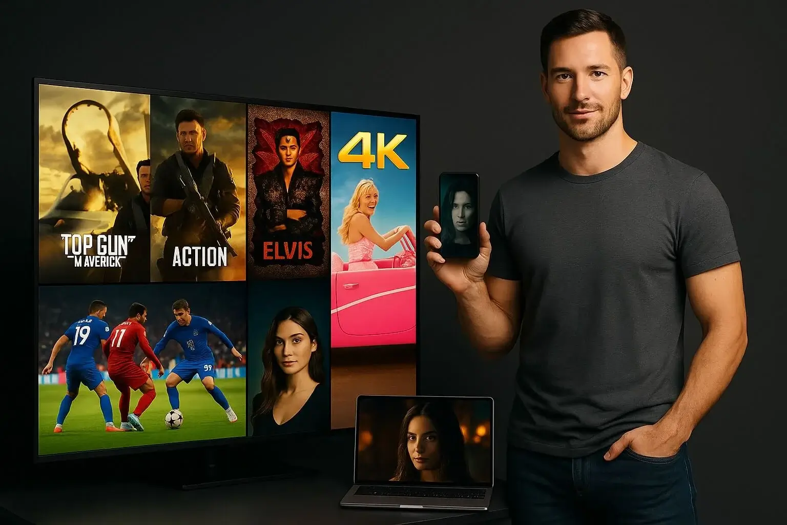 IPTV Abonnementen 2025 – Films, Sport en 4K Zenders
